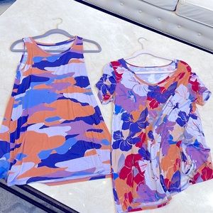 Logo by Lori Goldstein Tshirt and tank set